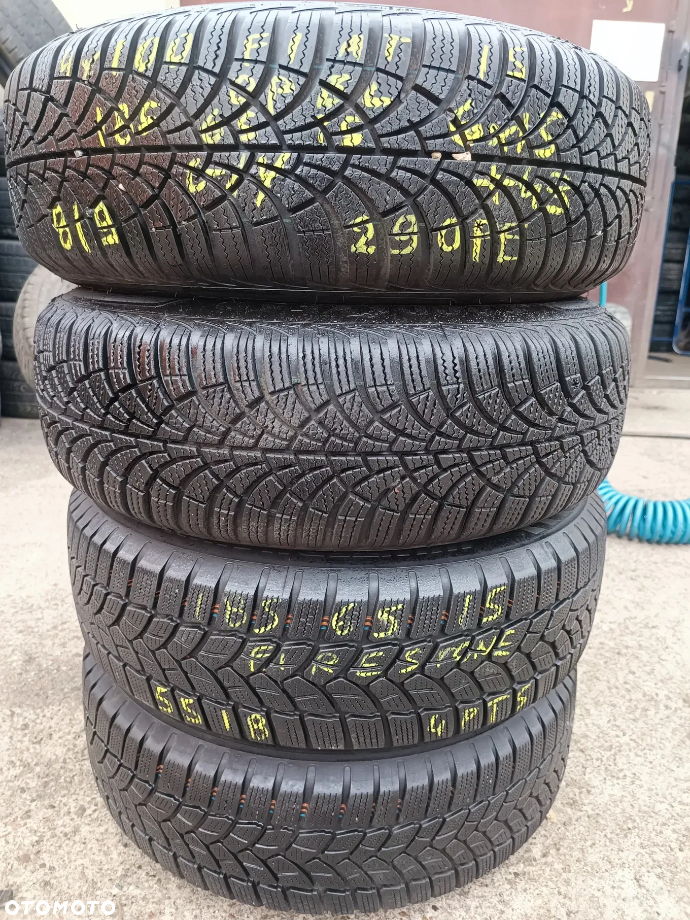 4x100 Felgi Stal Stalowe 15 Koła zimowe zima OPEL MERIVA A ASTRA G H CORSA D E VECTRA A B CHEVROLET Fiat Grande Punto Evo ALU-RAD Legnica 185/65 8mm - 6