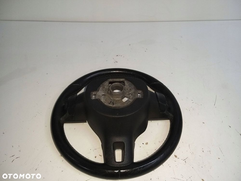 vw tiguan touran golf vi kierownica multifunkcja skóra łopatki 1t0419091ad - 2