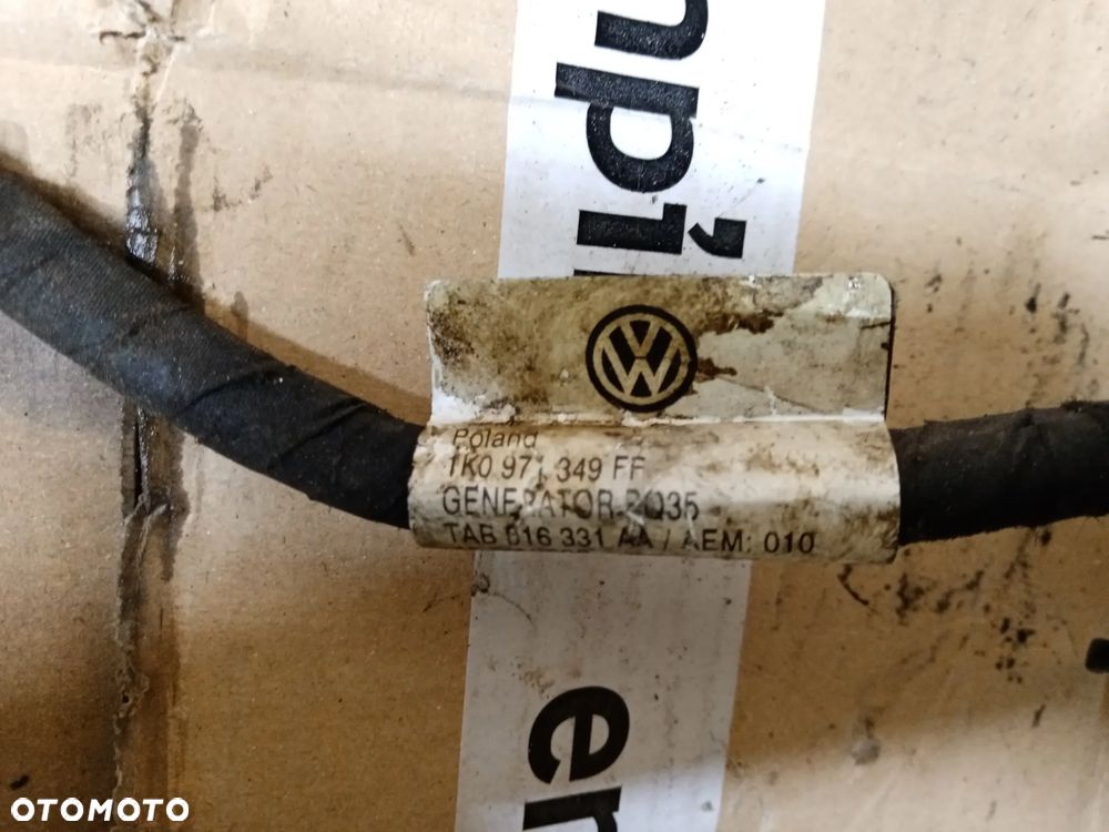 Instalacja wiązka alternatora VW Golf VI 6 1.2 FSI 1K0971349FF - 5