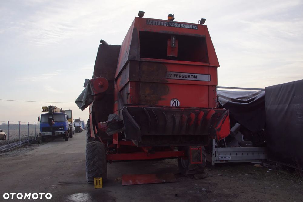 Kombajn na części - Massey Ferguson MF 36 7.6 220 KM 612 DSL 1997R Silnik Skrzynia Kabina Lampa Lusterko Schody Koło Deska Kokpit Sterownik Moduł Czujnik Kierownica Fotel - 7