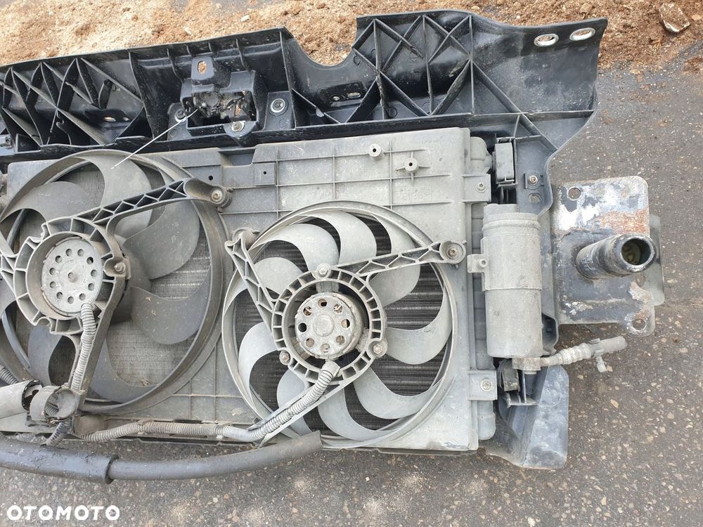 PAS PRZEDNI WZMOCNIENIE CZOŁOWE KOMPLET CHŁODNIC SKODA OCTAVIA II 2006 ROK - 4