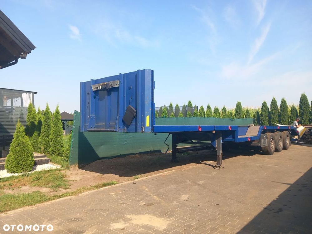 Lag platforma niskopodwoziowa zagłębienia na kombajn, ładowarkę, dźwig, ciągnik siodłowy, 13,5m pokładu - 1