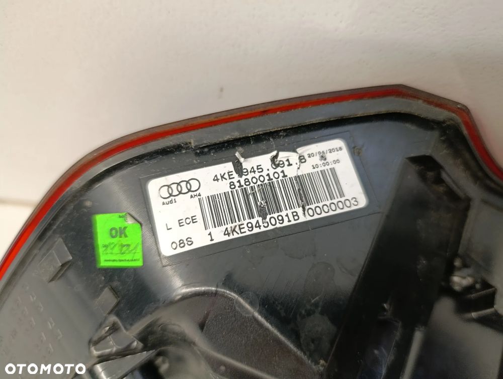 Lampa lewa tył tylna full led eu Audi Q8 e-tron etron - 8