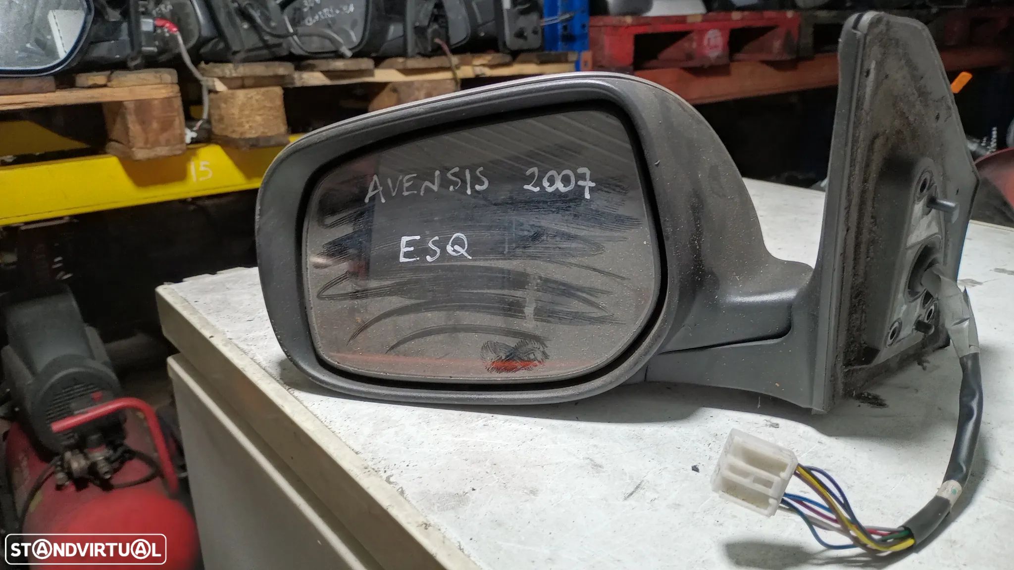 Retrovisor Toyota Avensis 2007 Esquerdo - 1