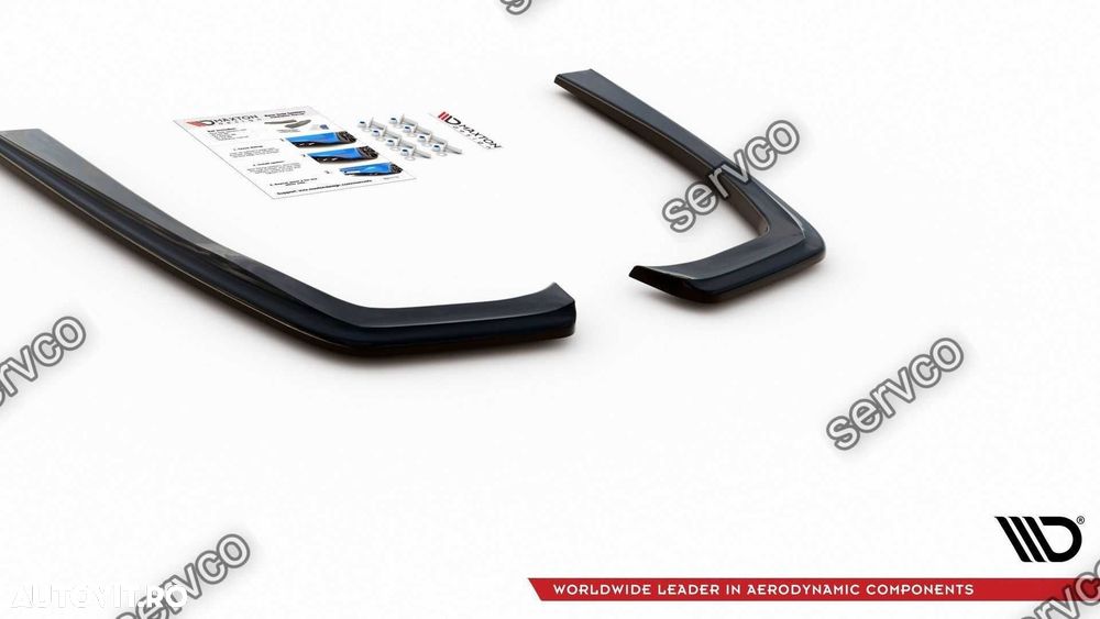 Prelungire splitter bara spate Mercedes E Class S123 E63 Amg Estate 2017- v5 - Maxton Design - 9