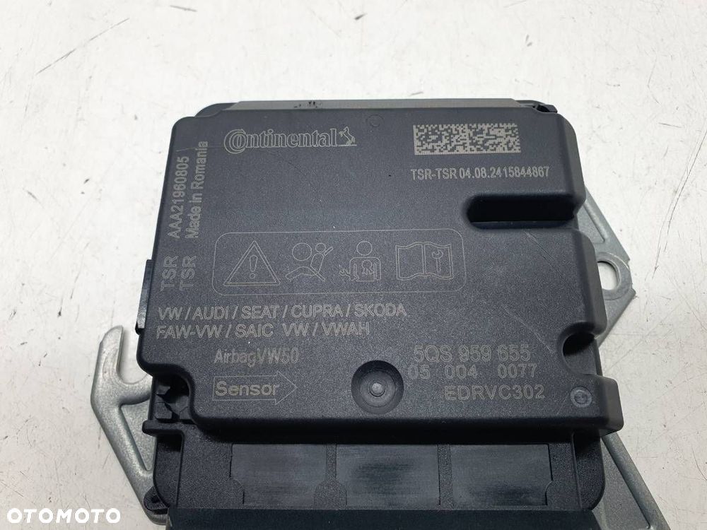 MODUŁ SENSOR PODUSZEK AIRBAG 5QS959655 SKODA OCTAVIA IV - 2
