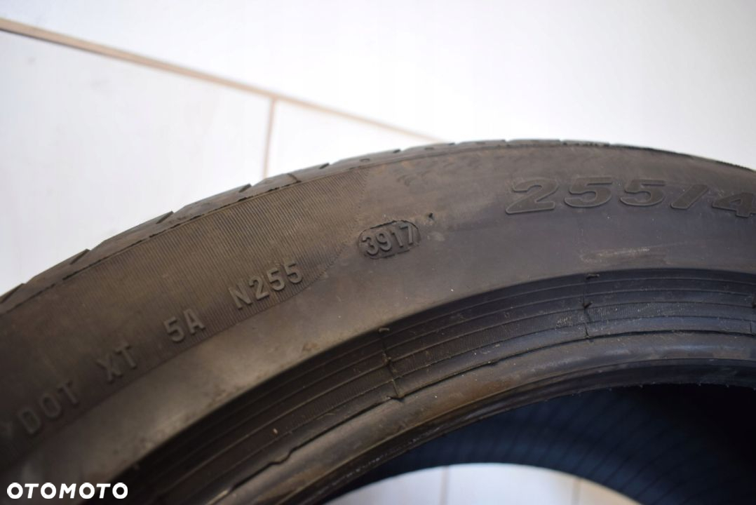R19 255/45 100Y Pirelli P zero 2017r. 7,7mm - 6
