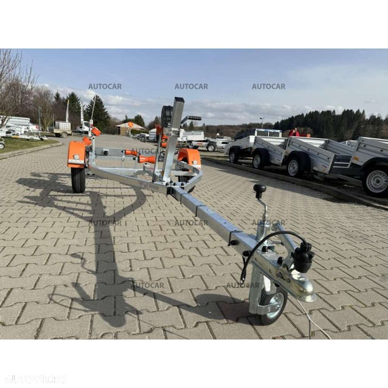 Autocar Remorca transport barci nefranata cu o singura axa P500-4.2 Lux - 3
