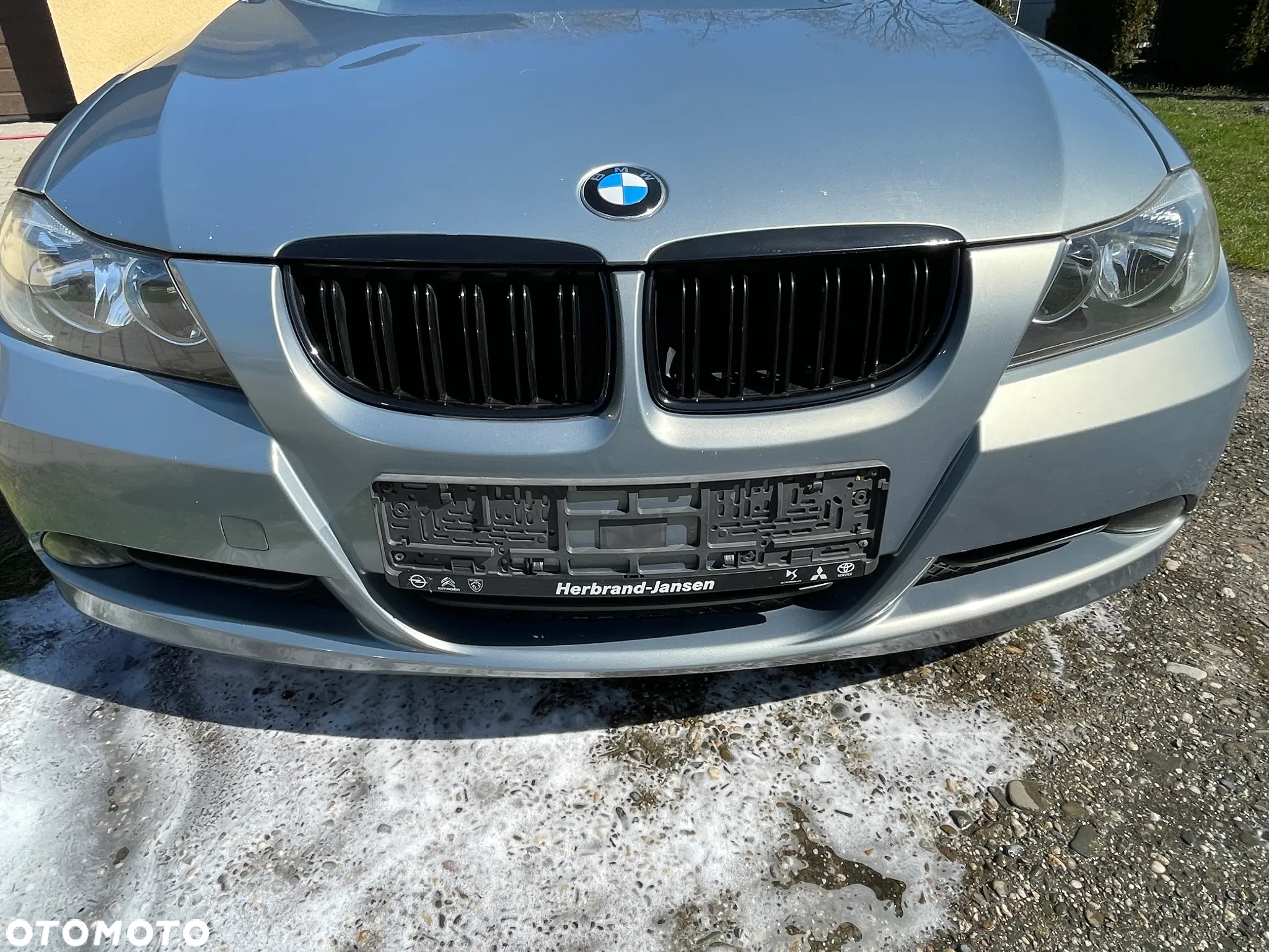 MASKA ZDERZAK PRZÓD BMW E90 SEDAN 2.0 N46B20B A34 ARKTIS METALLIC TITANSILBER - 3