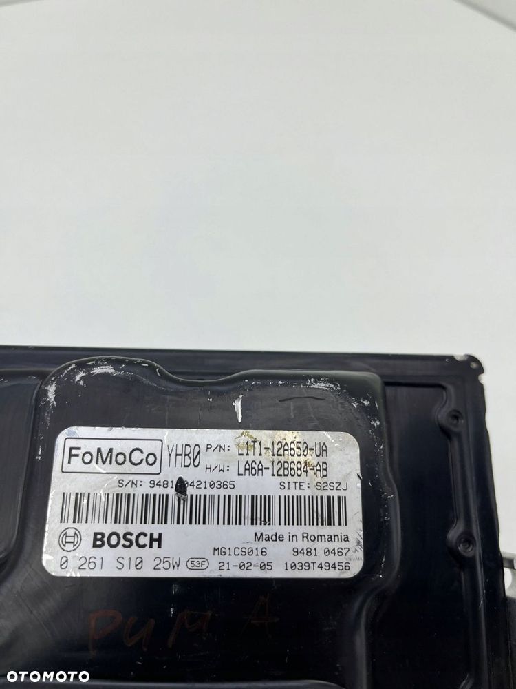 FORD PUMA MK2 KOMPUTER STEROWNIK SILNIKA ECU L1T1-12A650-UA - 2