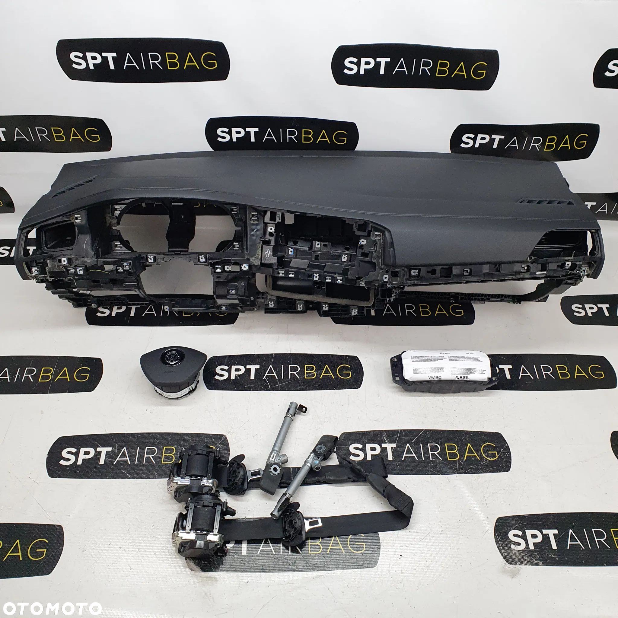 VW JETTA USA KOKPIT DESKA KONSOLA PULPIT PODUSZKA AIRBAG AIR BAG PASY KIT SET - 1