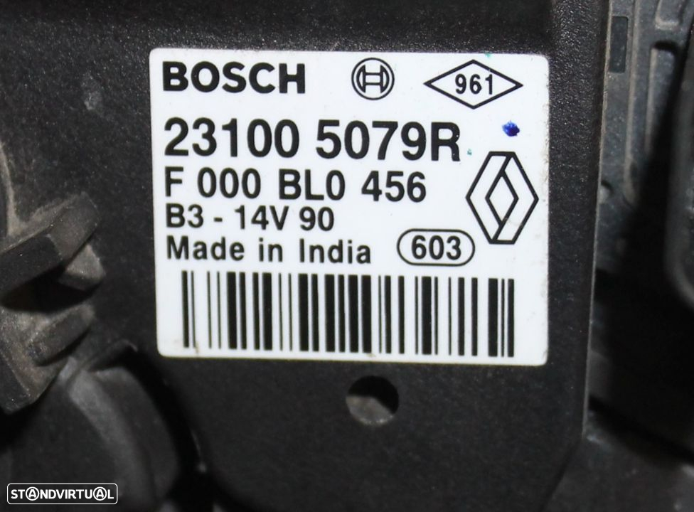 Alternador Renault Clio de 2009 (turbo) - 4