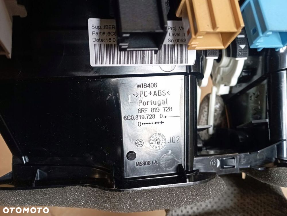 VW POLO 6C KRATKI NAWIEWU KRATKA ŚRODEK 6C0819728 - 5