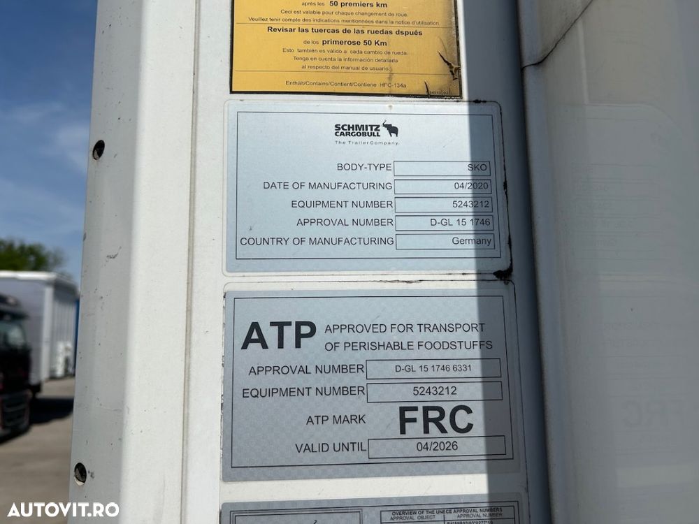 Schmitz Cargobull Agregat Schmitz, 8972 ore functionare, lada paleti, factura externa - 10
