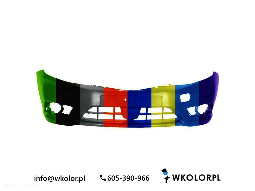 NOWY ZDERZAK NISSAN PULSAR 2014- LAKIEROWANY W KOLOR - 1