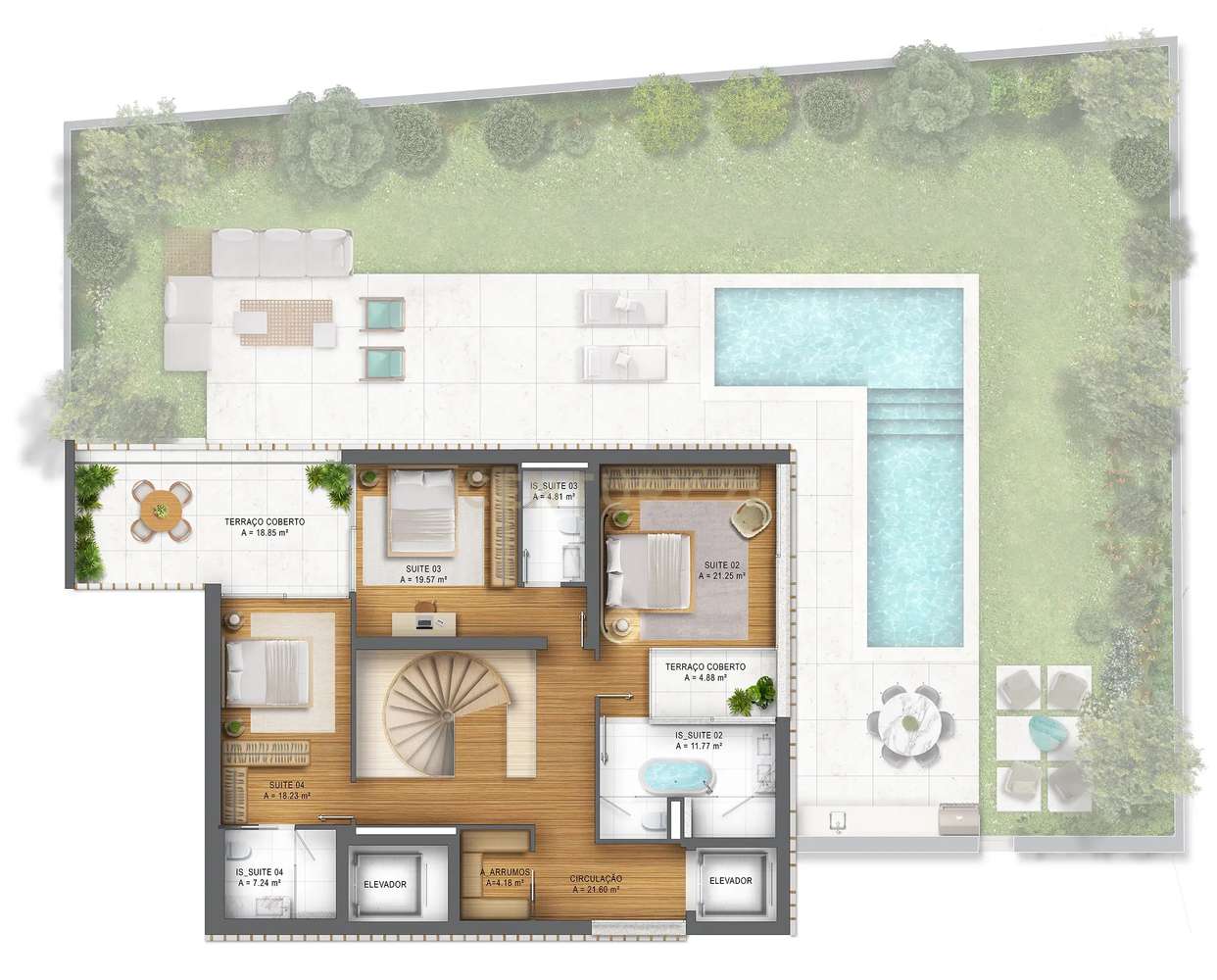 The Principado Cascais - T4 Duplex - Luxo e Exclusividade na Prestigia - Grande imagem: 5/7