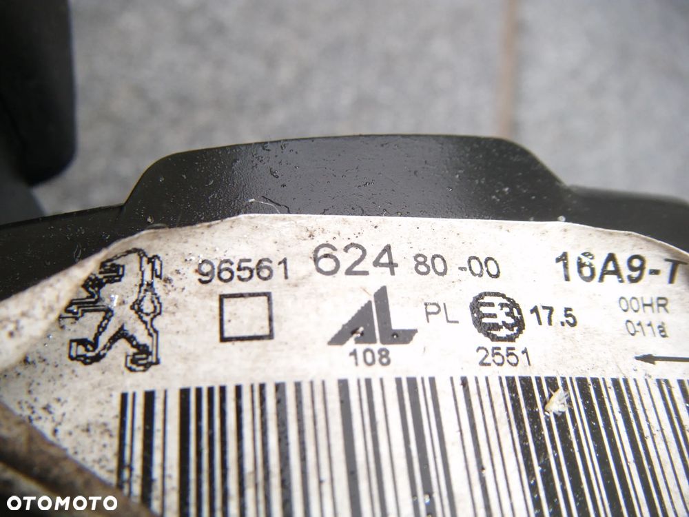 peugeot 308 08r lampa prawy przód 9656162480 - 4
