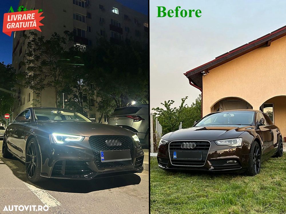 Bara Fata Audi A5 8T Facelift (2012-2016) RS5 Design- livrare gratuita - 11