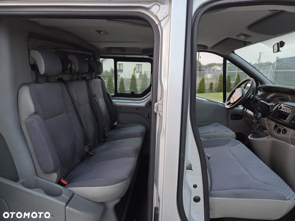 Renault TRAFIC LONG KLIMA TEMPOMAT ORYGINAŁ DUBEL KABINA FULL OPCJA DOPOSAŻONY - 5