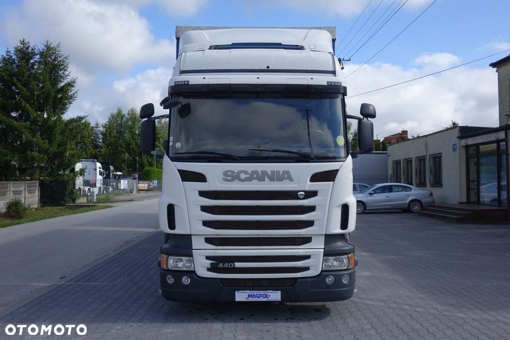 Scania R440 PDE / TANDEM / ZESTAW PRZESTRZENNY 120m3 / MEGA / PRZEJAZDOWY / FIRANKA / EURO 5 EEV / AUTOMAT / RETARDER / OŚ PODNOSZONA - 2