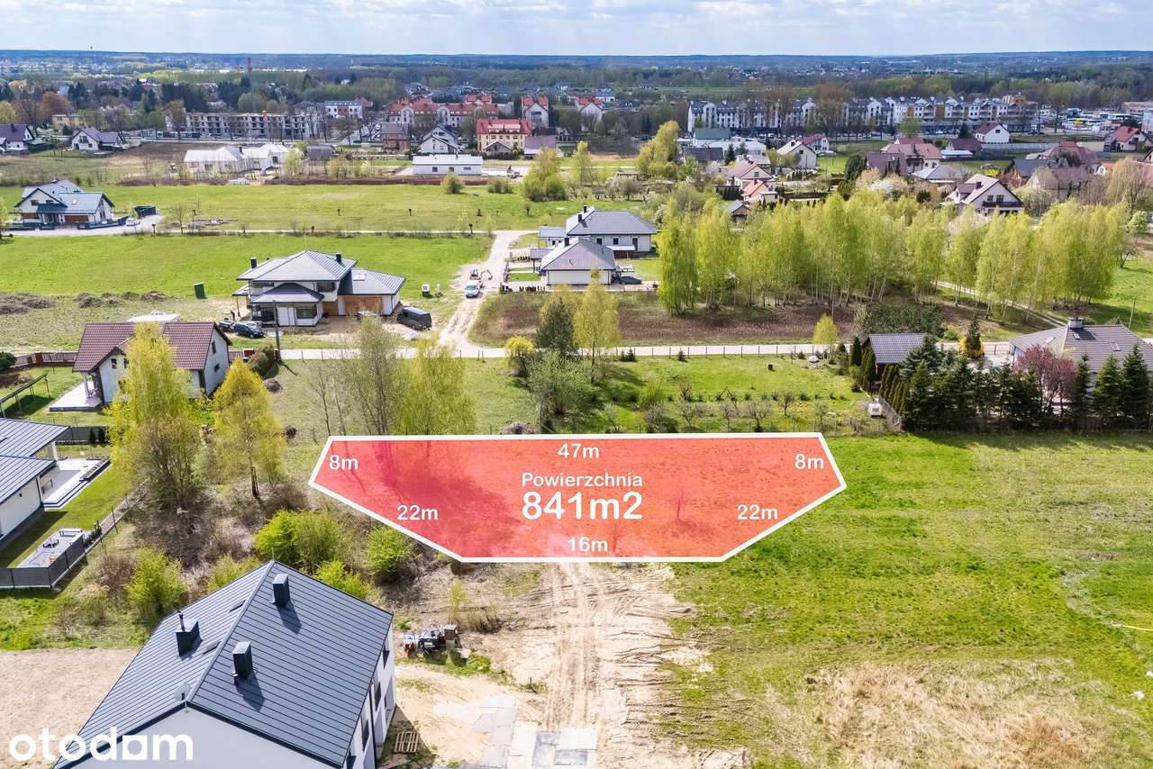 Działka w mieście - Garwolin | 841 m² | budowa w spokojnej okolicy - Pełny obrazek: 5/17