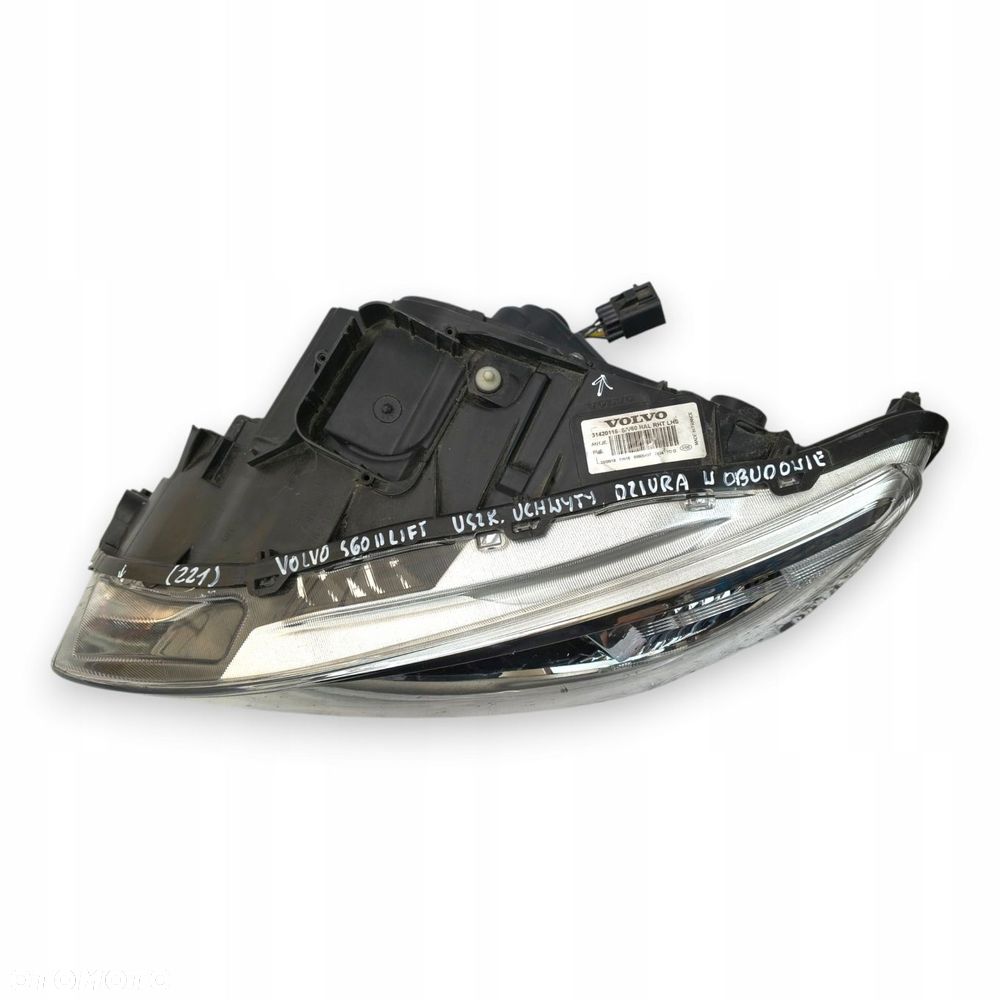 LAMPA LEWA Volvo S60 II V60 LIFT 2013- lewy przód przednia europa 31420115 - 4