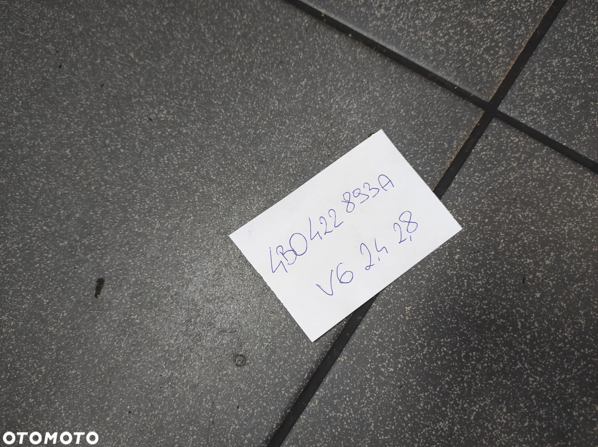 PRZEWÓD ZASILAJĄCY WSPOMAGANIA 2.4 2.8 V6 A4 C5 4B0422893A WYSYŁKA !!!! - 2