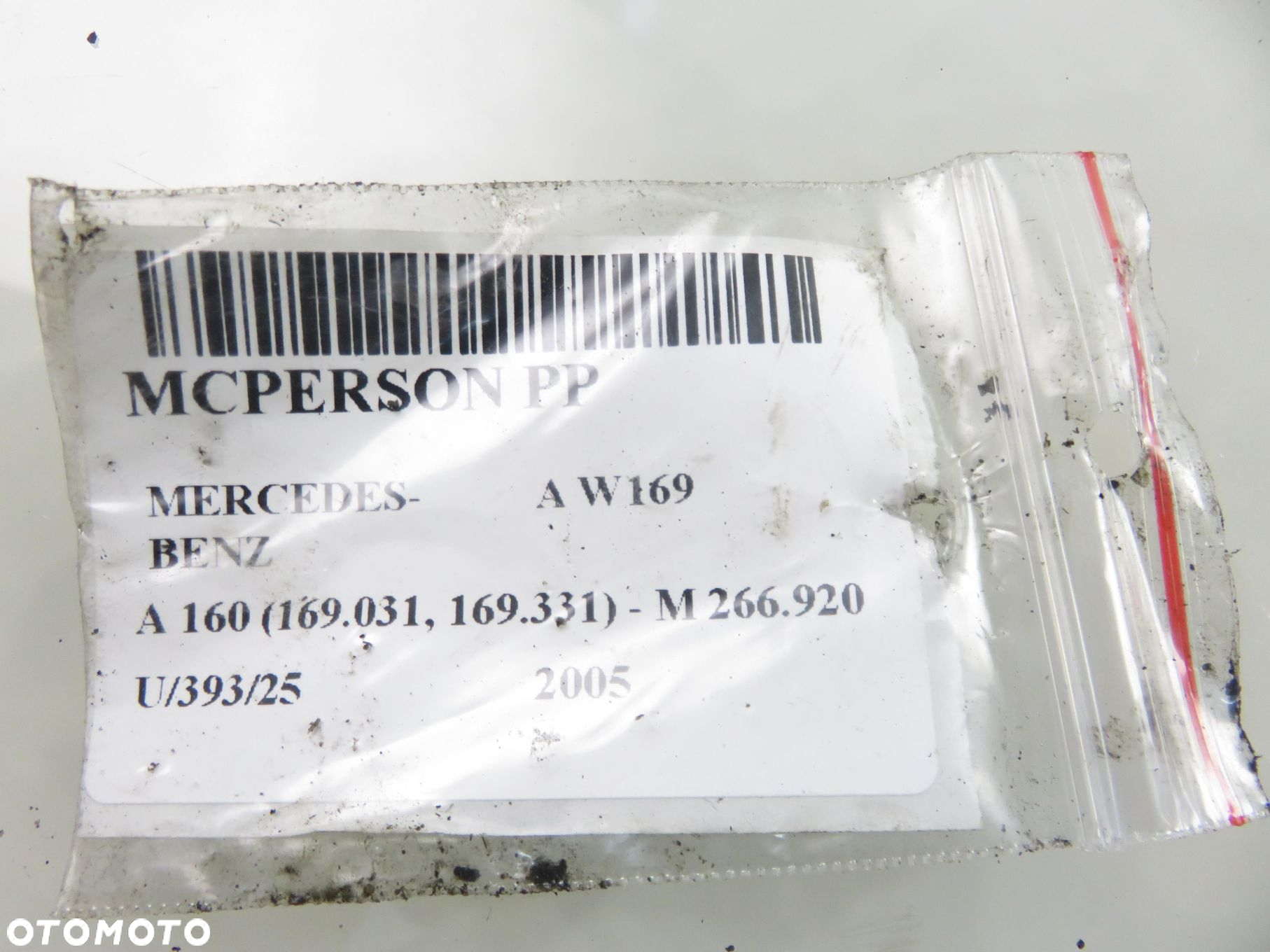 MCPERSON PRAWY PRZEDNI MERCEDES A W169 A 160 1693200130 - 2