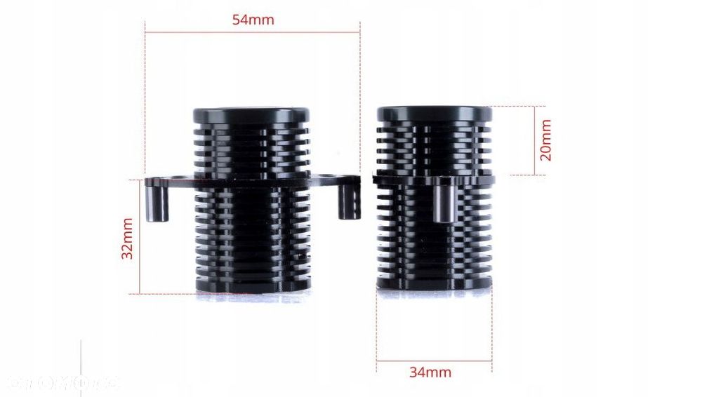 Marker Led 2x 80w Diody Cree Ringi Angel reflektor Lampa Xenon BMW 3 e90 91 - 10