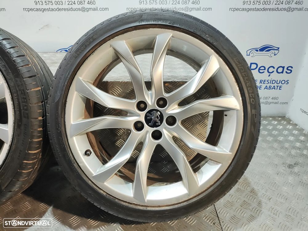 Conjunto de jantes 19 originais Peugeot RCZ 8,5J ET27 5x108 - 5