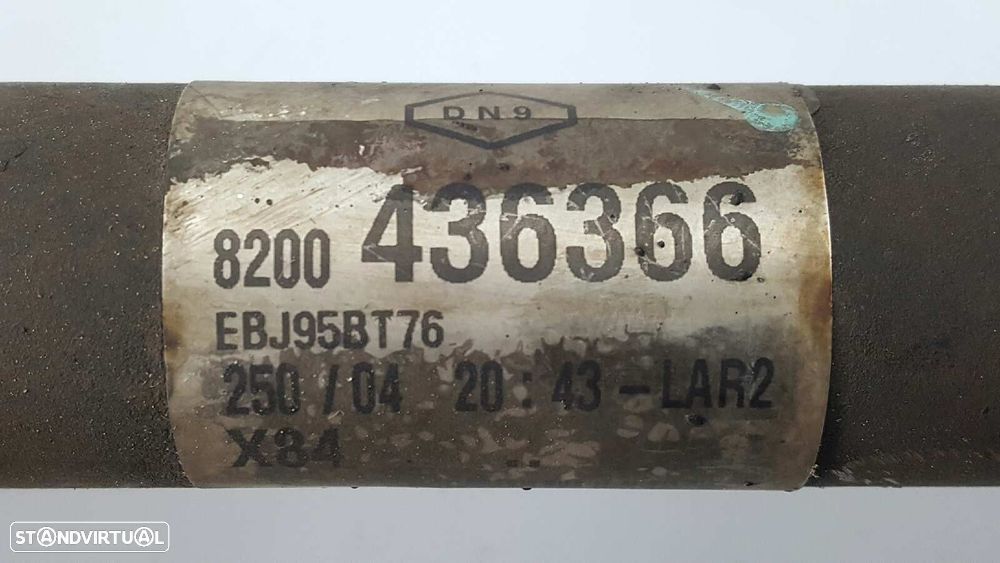 TRANSMISSÃO FRENTE DIREITA RENAULT SCENIC II CONFORT AUTHENTIQUE - 3