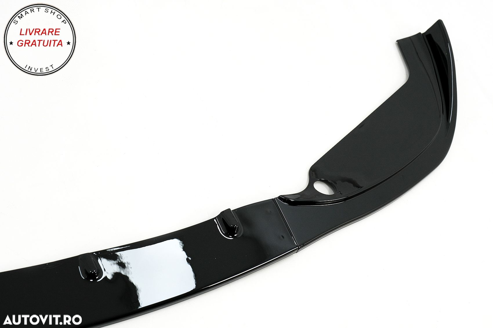 Prelungire Bara Fata BMW 3 Series E46 M3 Sedan Touring (1998-2004) Negru Lucios- livrare gratuita - 4