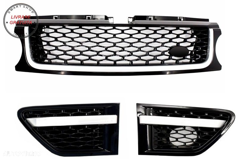 Pachet Exterior cu Aripi Laterale Land Range Rover Sport L320 Facelift (2009-2013)- livrare gratuita - 4