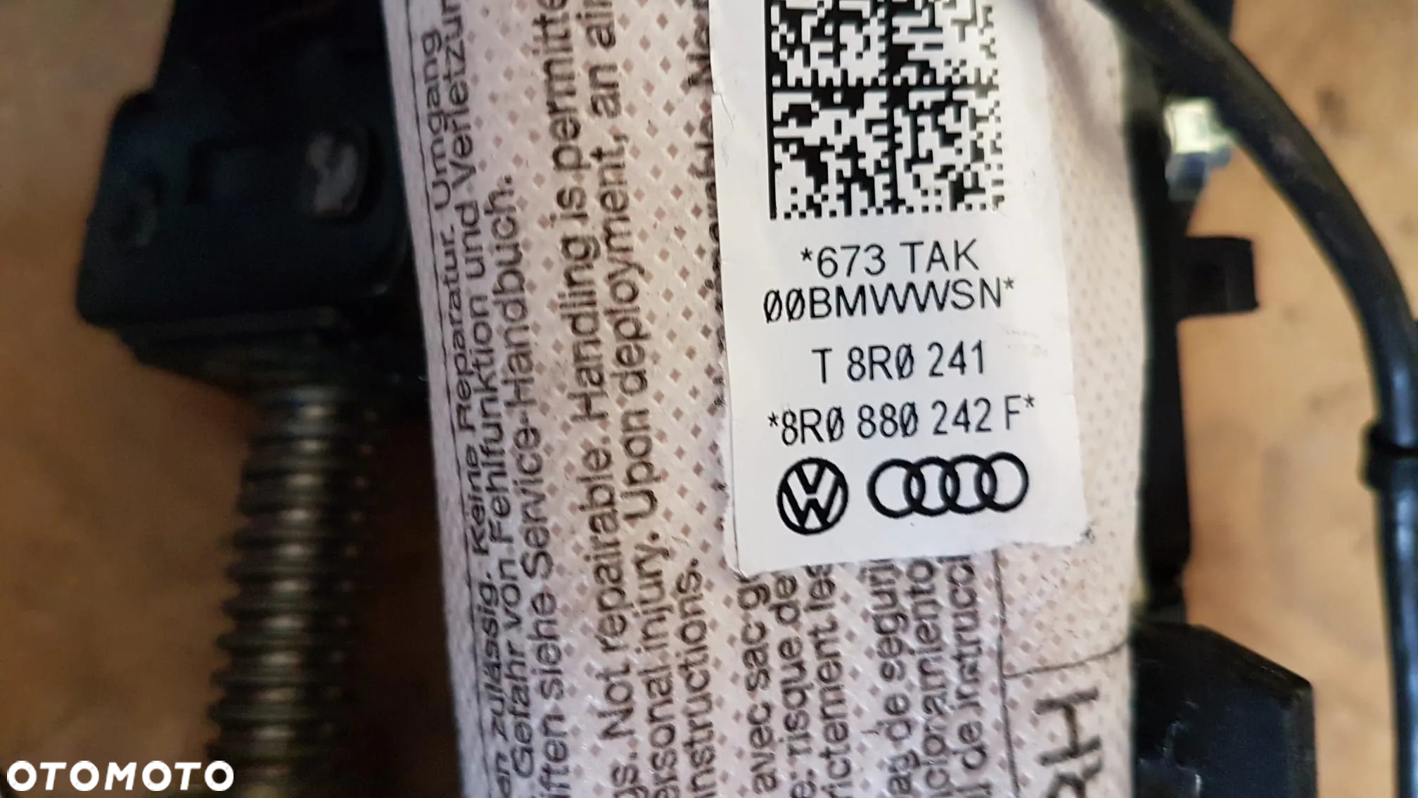 Elementy fotela prawego Audi SQ5 PODUSZKA SILNICZKI PODGŁÓWEK - 13