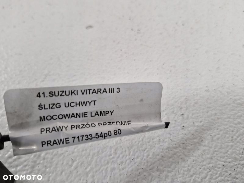 SUZUKI VITARA III 3 ŚLIZG UCHWYT MOCOWANIE LAMPY PRAWY PRZÓD PRZEDNIE - 11