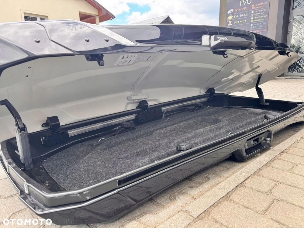 BAGAŻNIK DACHOWY BAGAŻOWY BOKS KUFER NA DACH THULE VECTOR ALPINE + RELINGI - 8