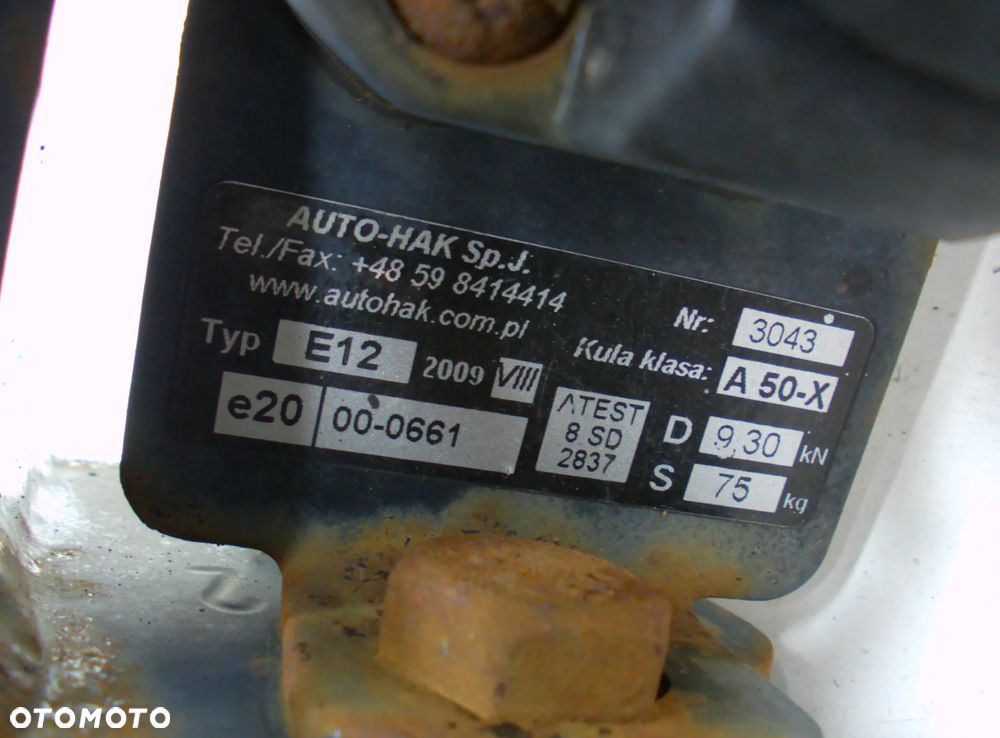 Opel Vectra B Sedan Hak holowniczy - 3