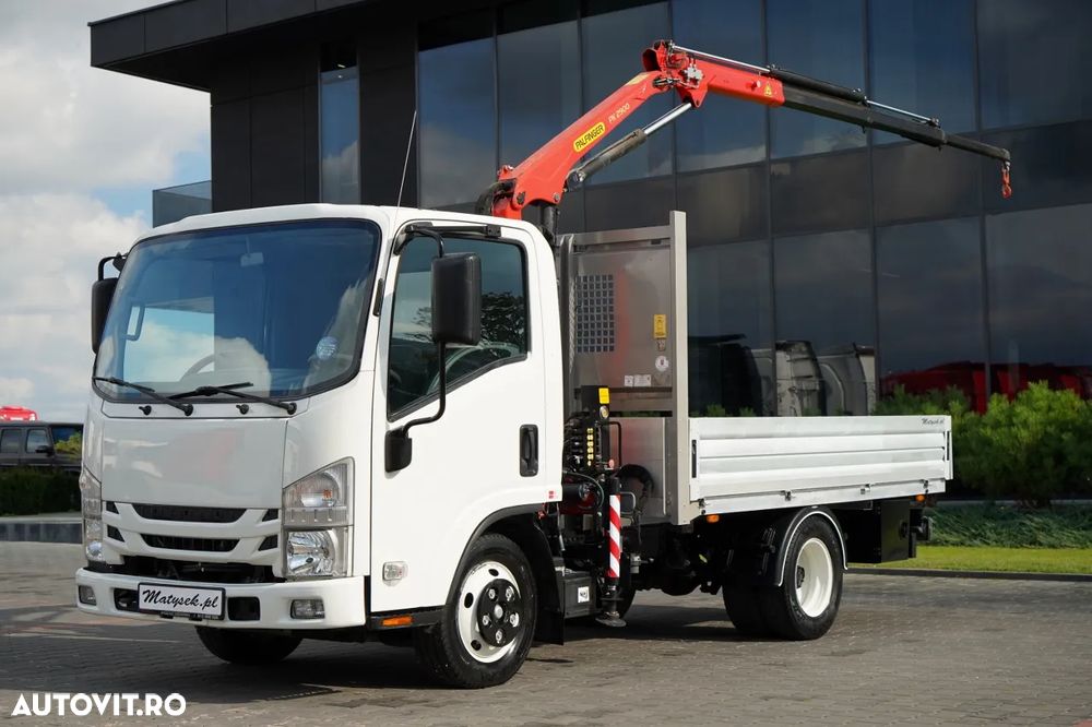 Isuzu M21 / 120 CP / 3,25 M TRANSMISIE / TWIN / + PALGINGER PK 2900 B / 990 KG CAPACITATE DE RIDICARE / ATINGERE 6,2 M / 2021 - 1