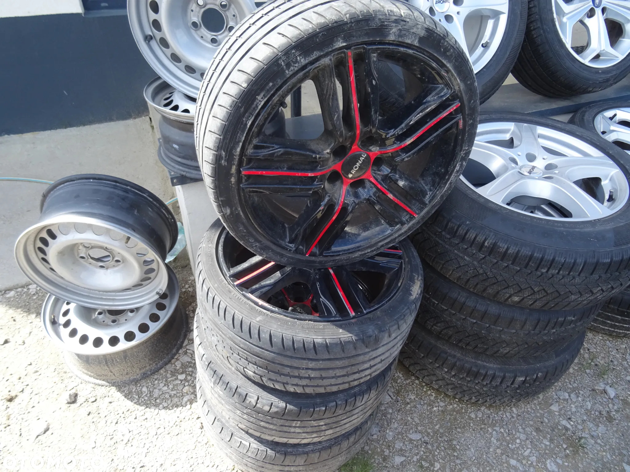 Koła Ronal komplet opony felgi 205/40 R17 84y 0118 5x100 - 2