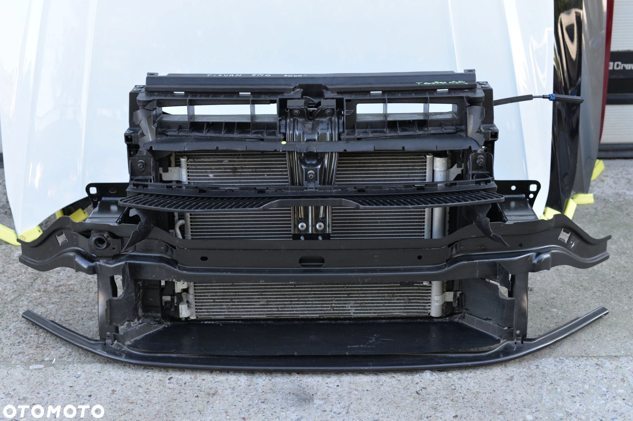 MASKA ZDERZAK GRILL BŁOTNIK LAMPA H7 XENON PAS BELKA VW TIGUAN 5NA 15- - 13