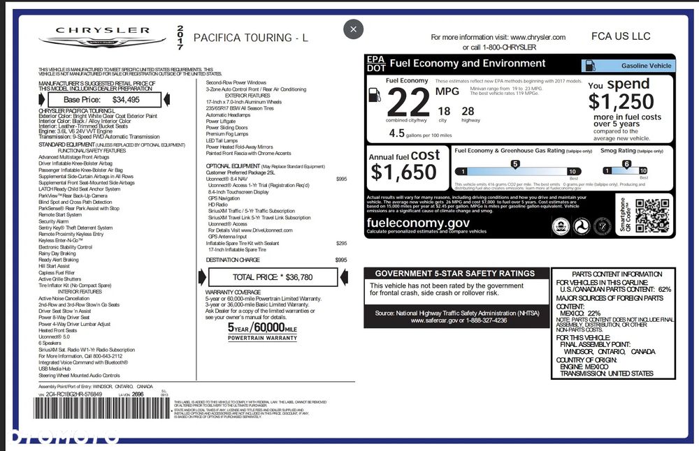 Chrysler Pacifica - 16