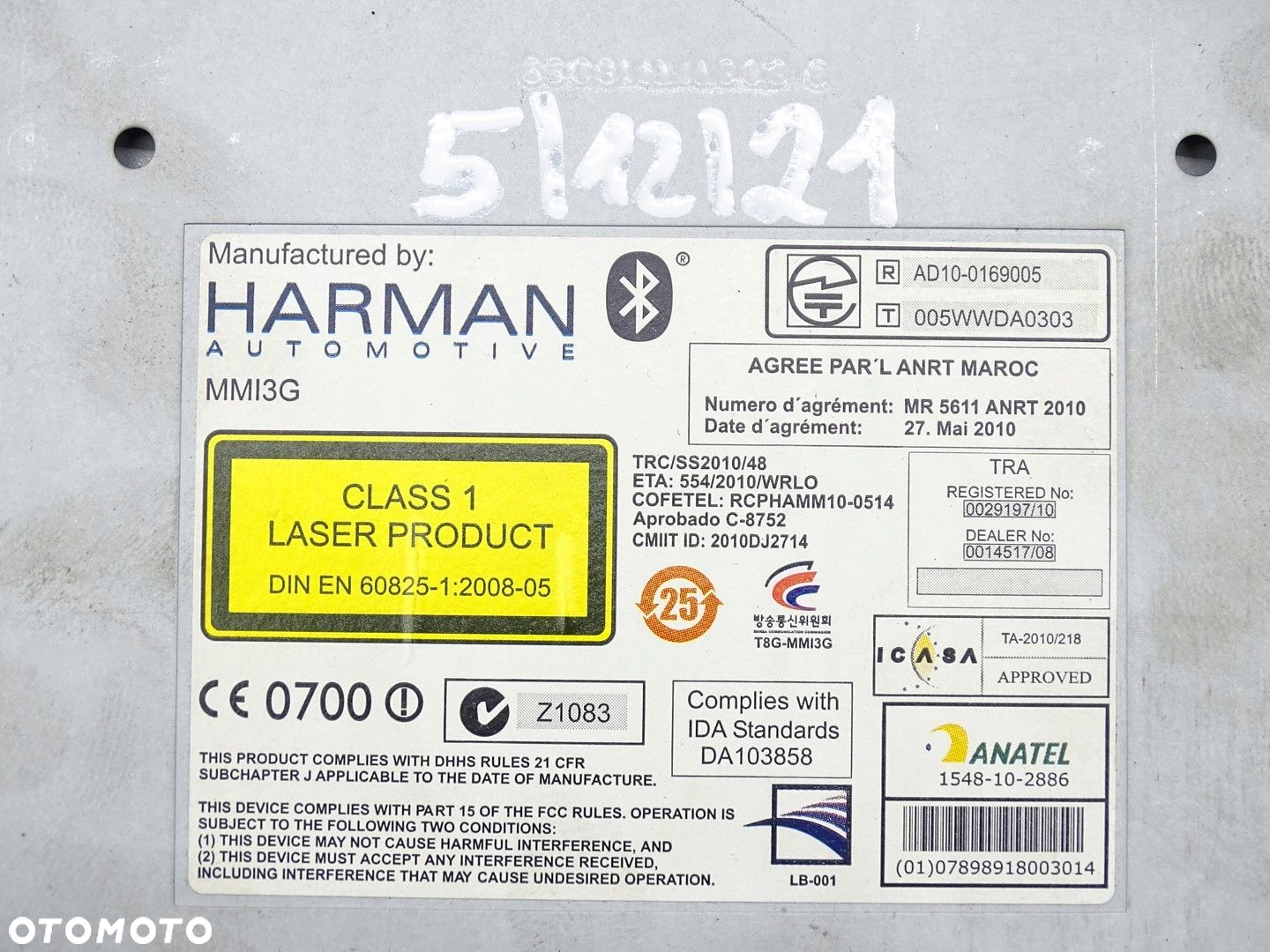 CZYTNIK NAVI NAVIGACJI MMI MULTIMEDIA AUDI A4 B8 LIFT 8R2035652A - 8