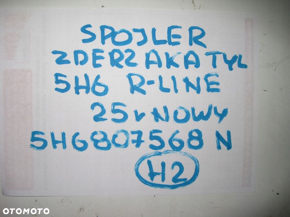 Dokładka zderzaka SPOILER VW Golf 8 VIII 5H6 H.B R-line 25r NOWY - 9