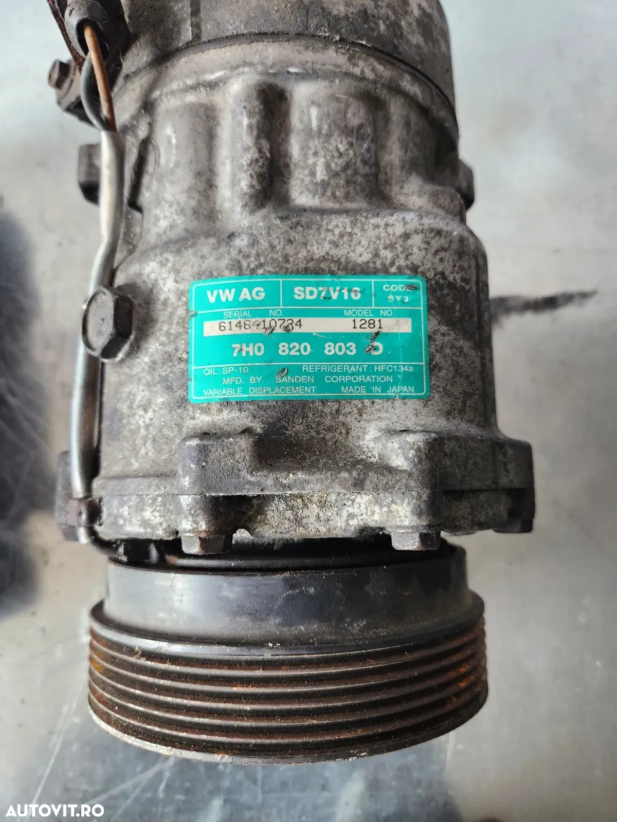 Compresor Clima Aer Conditionat AC Vw Golf 4 Bora Skoda Octavia 1JF Vw Transporter T5 Cod 7HD - 8