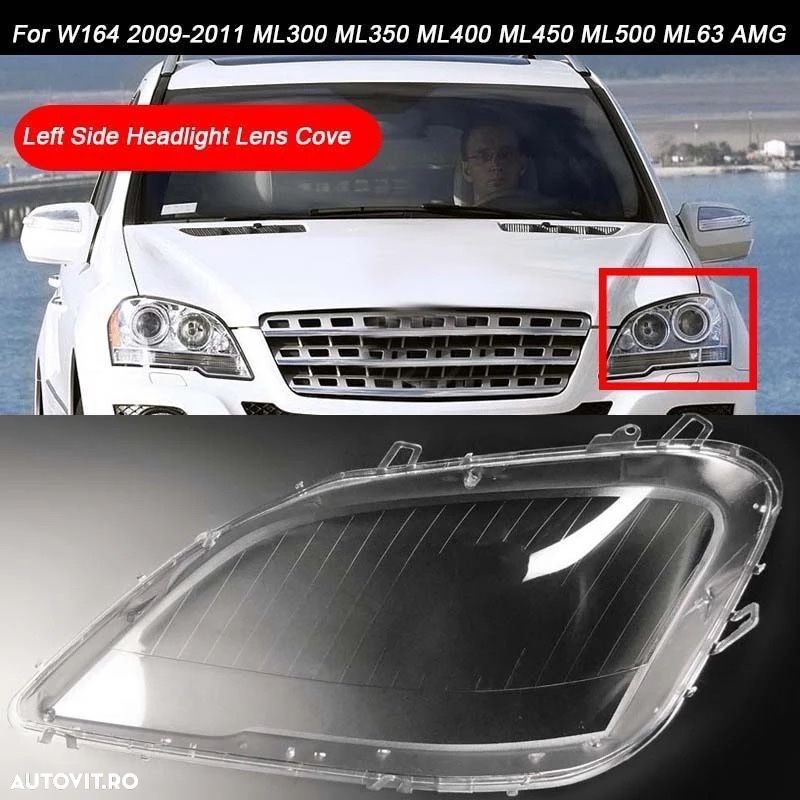 Set sticle faruri/sticla far stanga dreapta Mercedes Benz ML W164 - 1