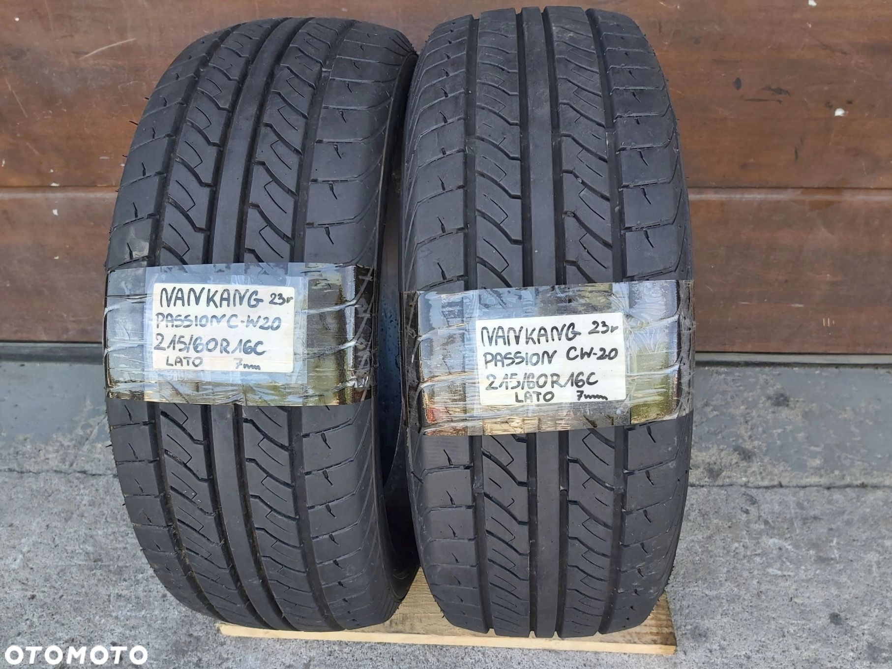 OPONY NANKANG Passion cw-20 215/60 R16C 2023r 2szt wzmocniona C 7mm - 4