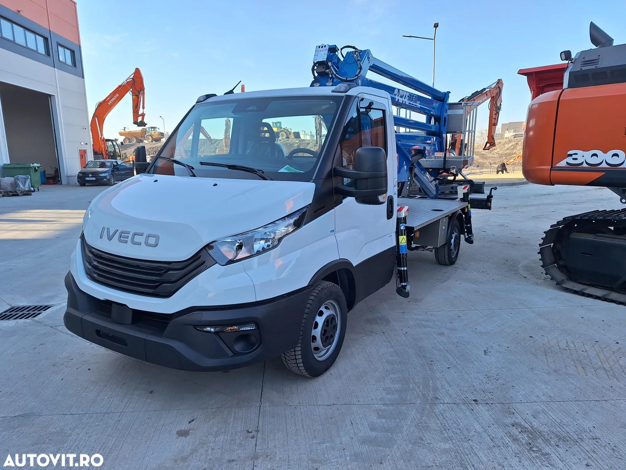 Iveco NACELA la 20m, marca CTE din Italia, sasiu Daily 3,490kg permis cat B, ridica 250kg, posibilitate leasing, PROMOTIE 81900 EUR+Tva - 21