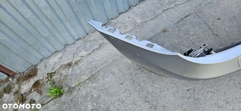 BMW 5 E60 E61 2003-2007 Kompletny zderzak przód Zderzak przedni pod czujniki parkowania PDC XENON spryskiwacze  KOLOR Silbergrau - 4