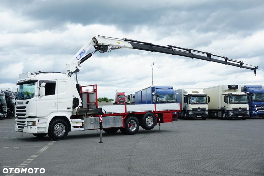 Scania G 490 / 6 X 2 / SKRZYNIOWY + HDS / HMF 3220 K7 / WYSIĘG 18,9 M - 4