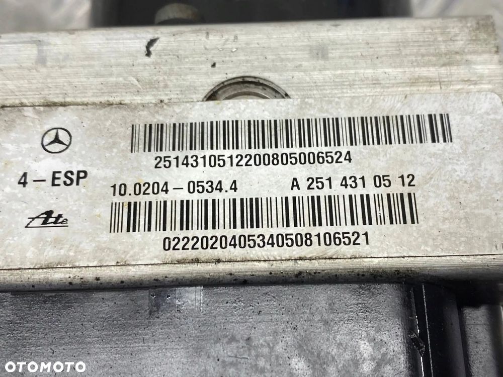 POMPA ABS MERCEDES ML W164 A2515452632 A2514310512 - 2